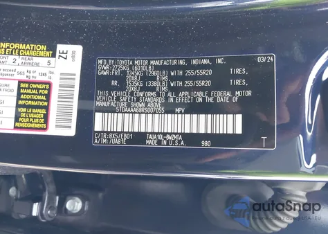 2024 Lexus Tx 350 Premium z USA, uszkodzony, nr VIN 5TDAAAA68RS007055